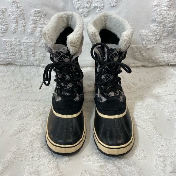 SOREL 1964 PAC NL1494-008 Graphic Design Boots Men's Sz 9 Waterproof Insulated - Picture 1 of 9